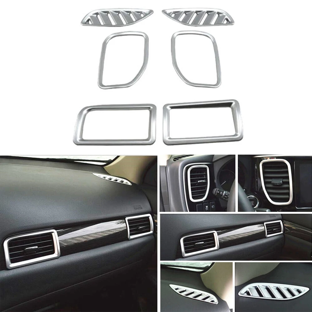 6PCS Car Air Conditioner Vent Outlet Cover Trim For Outlander 2016-2019 ABS Auto Interior Air Vent Outlet Cover Trim Decal
6PCS Car Air Conditioner Vent Outlet Cover Trim For Outlander 2016-2019 ABS Auto Interior Air Vent Outlet Cover Trim Decal