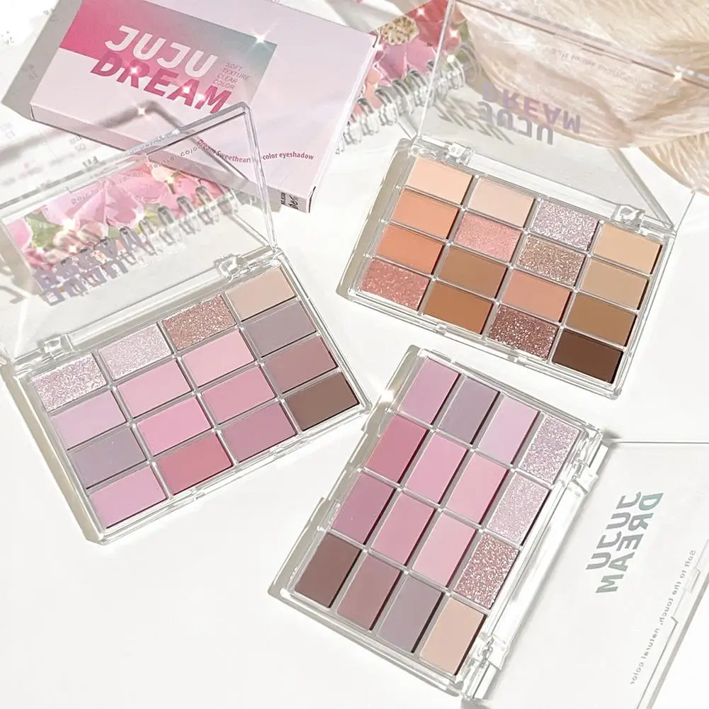 16-color Matte Eyeshadow Palette, Brown Nude, Low Saturation Makeup Daily Long-lasting Eyeshadow Makeup, A0S5
16-color Matte Eyeshadow Palette, Brown Nude, Low Saturation Makeup Daily Long-lasting Eyeshadow Makeup, A0S5