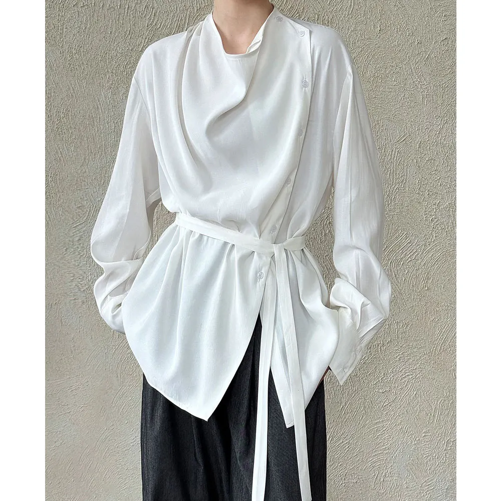 2025 Autumn Long Sleeve Cotton Blended Blouses With Belt Deign Womens Tops And Blouses Fashion Shirts Blusas Roupa Feminina
2025 Autumn Long Sleeve Cotton Blended Blouses With Belt Deign Womens Tops And Blouses Fashion Shirts Blusas Roupa Feminina