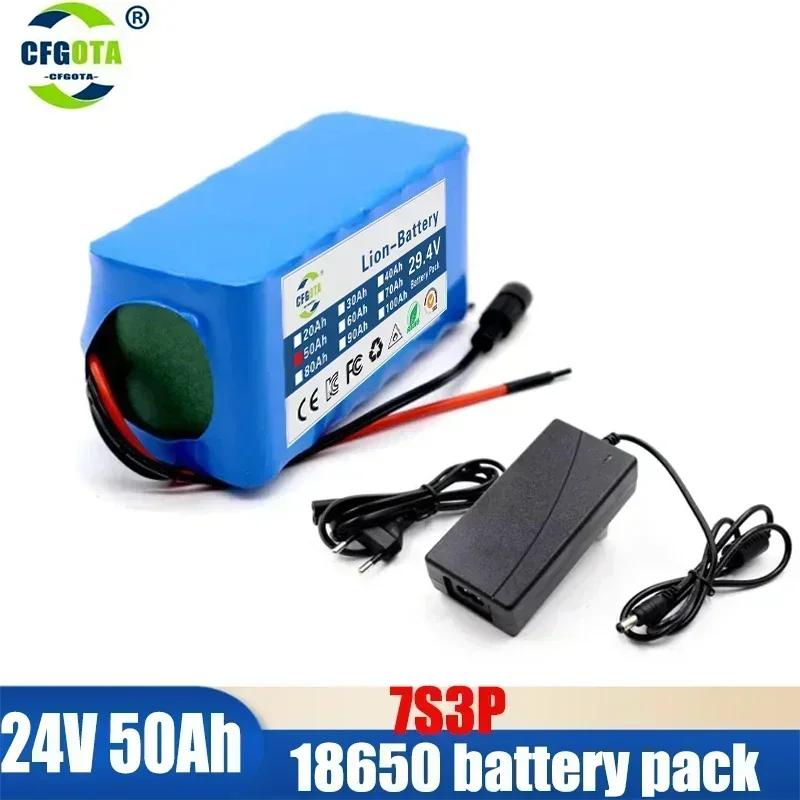 2024 Новый 7s3p 24V 18650 литий-ионный аккумулятор 29,4 V 5000mAH E-bike, мопед/Электрический/литий-ионный аккумулятор с зарядным устройством для продажи
2024 Новый 7s3p 24V 18650 литий-ионный аккумулятор 29,4 V 5000mAH E-bike, мопед/Электрический/литий-ионный аккумулятор с зарядным устройством для продажи