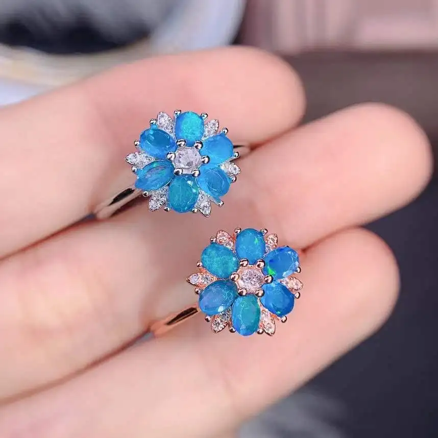 New Coming Opal Ring Natural Real Opal 925 Sterling Silver Delicate Women Wedding ring Fine Jewelry
New Coming Opal Ring Natural Real Opal 925 Sterling Silver Delicate Women Wedding ring Fine Jewelry