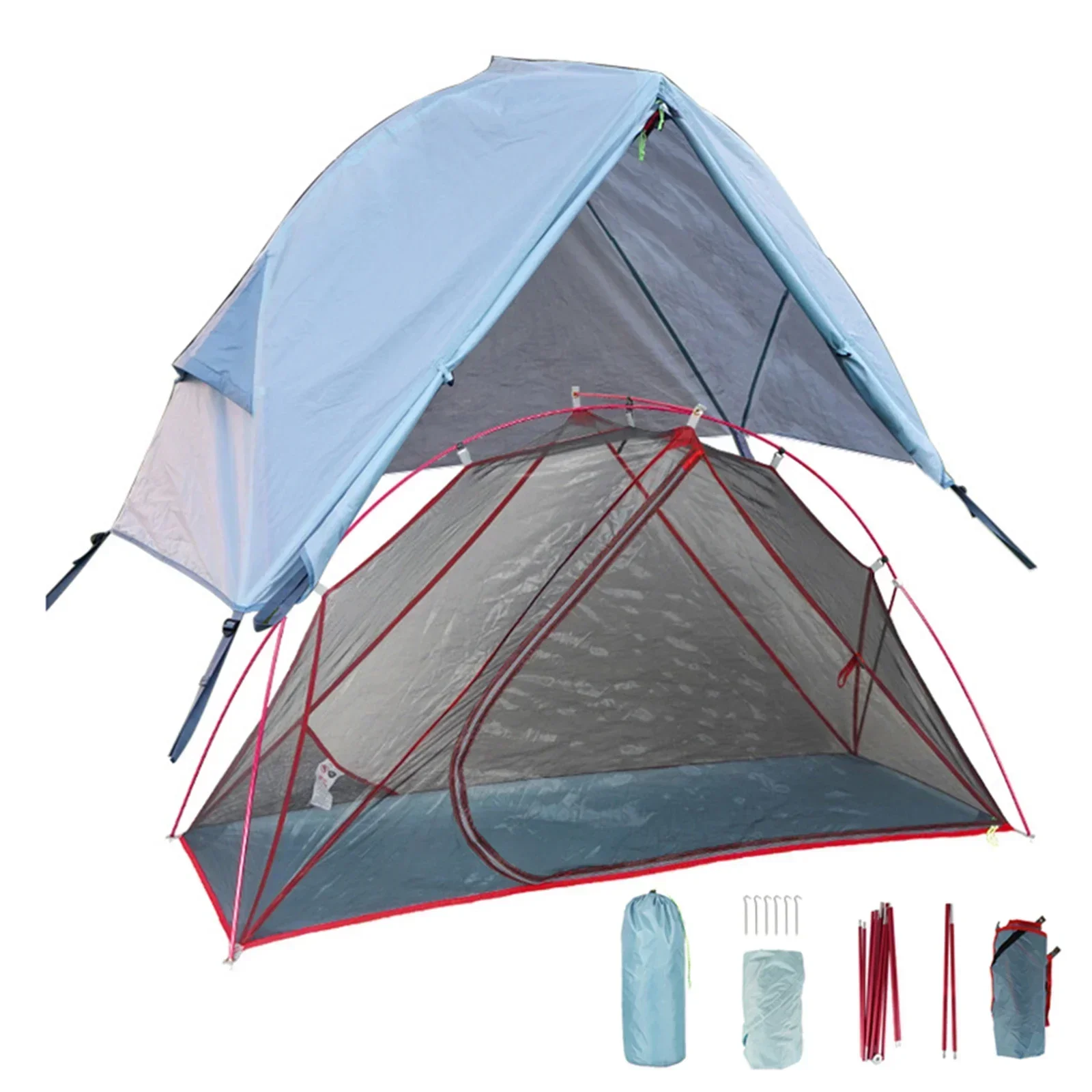Double Layer Camping Tent Sleeping Cot Tent Lightweight Outdoor Hiking Elevated Tent Rainproof Sun Shield Tents
Double Layer Camping Tent Sleeping Cot Tent Lightweight Outdoor Hiking Elevated Tent Rainproof Sun Shield Tents