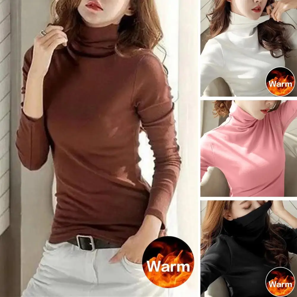 Chic Women Base Top Stretchy Lady Top High Collar Keep Warm Thin Autumn Base Winter Top
Chic Women Base Top Stretchy Lady Top High Collar Keep Warm Thin Autumn Base Winter Top