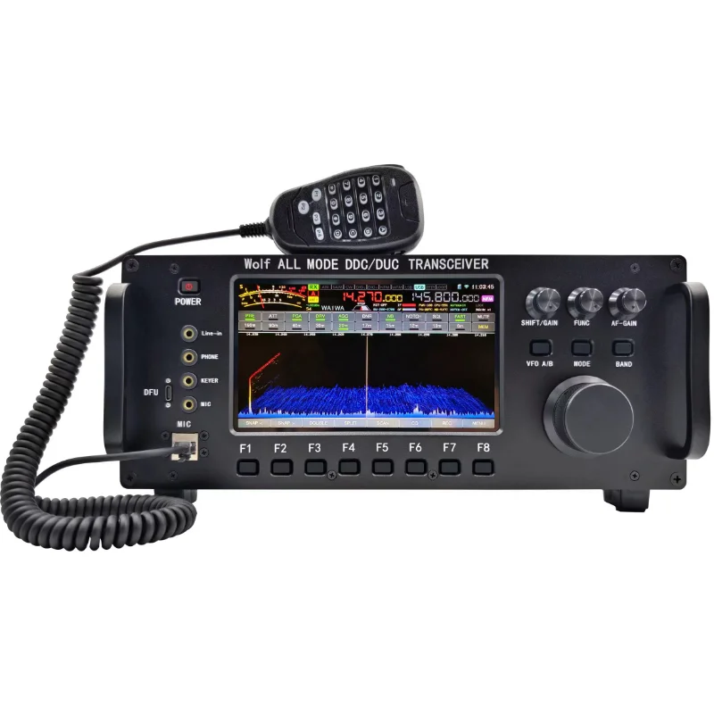 20W 0-750MHz Wolf All Mode DDC/DUC Transceiver Mobile Radio LF/HF/6M/VHF/UHF Transceiver for UA3REO with WIFI
20W 0-750MHz Wolf All Mode DDC/DUC Transceiver Mobile Radio LF/HF/6M/VHF/UHF Transceiver for UA3REO with WIFI