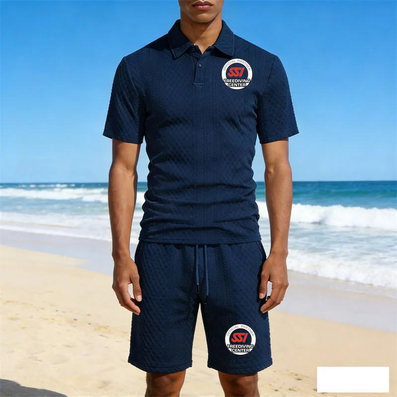 Summer new Ice Silk Men's POLO shirt + shorts 2-piece high-quality brand beach vacation Short-sleeved shirts shorts men's set
Summer new Ice Silk Men's POLO shirt + shorts 2-piece high-quality brand beach vacation Short-sleeved shirts shorts men's set