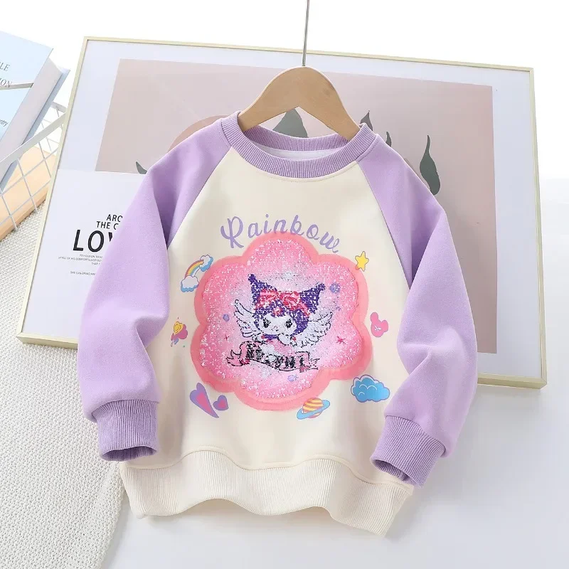 2024 Winter Kuromi Anime Kawaii Plus Fleece Hoodie Cute Children Sanrio Ins Matching Long Sleeve Shirt Clothing Gifts for Kids
2024 Winter Kuromi Anime Kawaii Plus Fleece Hoodie Cute Children Sanrio Ins Matching Long Sleeve Shirt Clothing Gifts for Kids
