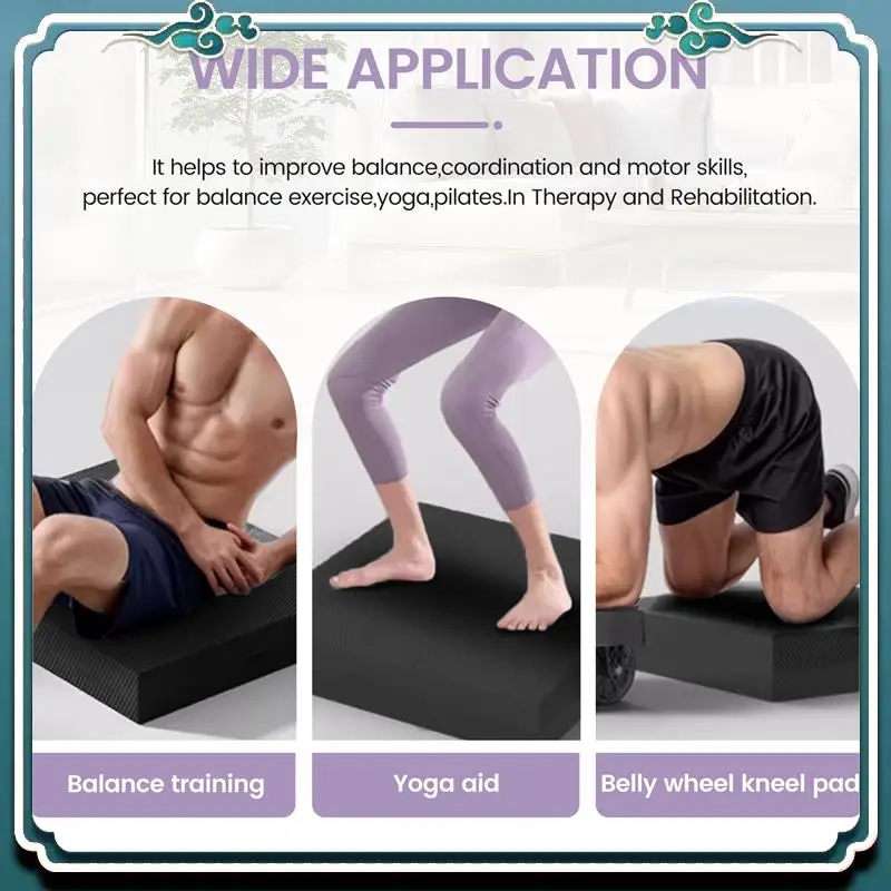 Reliable Yoga Balance Pad Non-Slip Thickened Foam Balance Cushion For Yoga Fitness Training Core Balance Knee Pad
Reliable Yoga Balance Pad Non-Slip Thickened Foam Balance Cushion For Yoga Fitness Training Core Balance Knee Pad