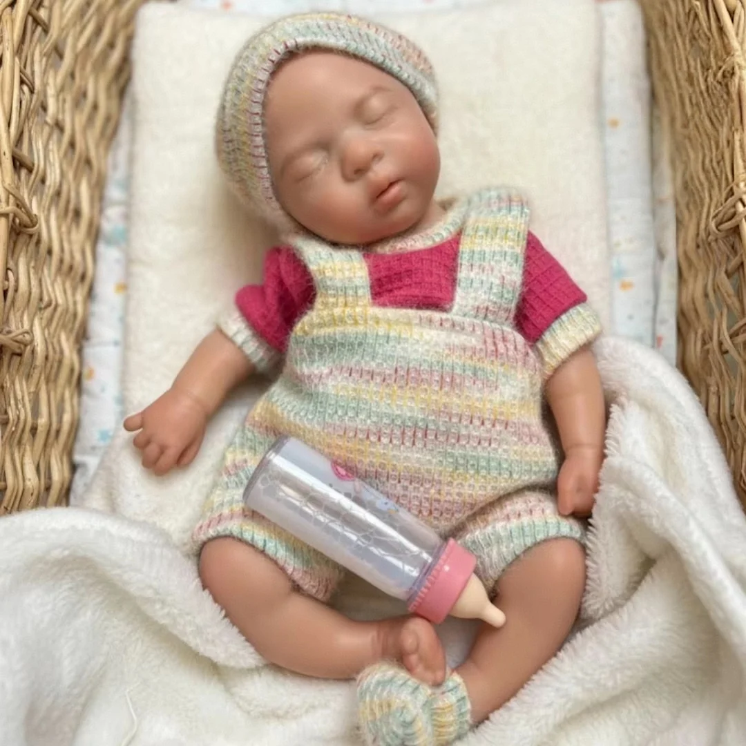 2 Sets Clothes/13Inch Open Mouth Luna Soft bebe reborn de silicona Girl Doll With Paint Skin Handmade Reborn Silicone Dolls
2 Sets Clothes/13Inch Open Mouth Luna Soft bebe reborn de silicona Girl Doll With Paint Skin Handmade Reborn Silicone Dolls