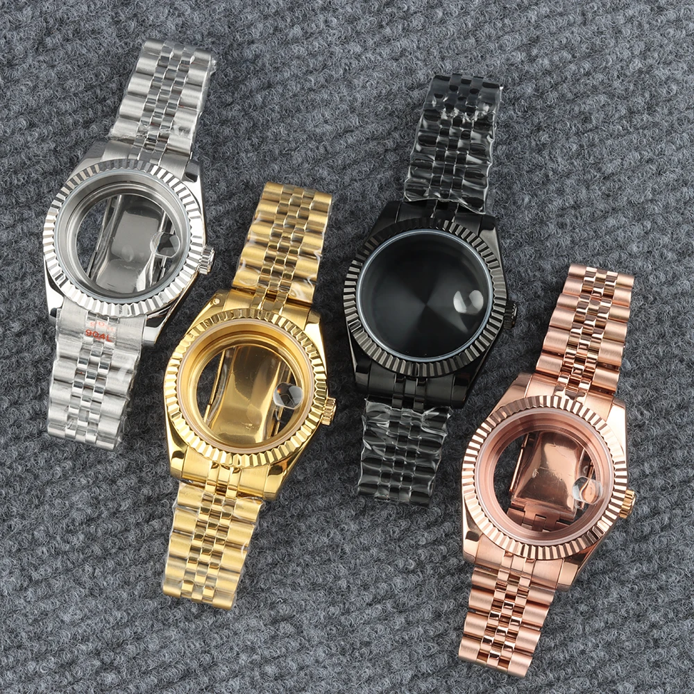 36mm/39mm Sapphire Glass For Datejust Watch Case Fit Seiko NH36 NH35 Movement Fashion Men's Case Steel Jubilee Bracelet Strap
36mm/39mm Sapphire Glass For Datejust Watch Case Fit Seiko NH36 NH35 Movement Fashion Men's Case Steel Jubilee Bracelet Strap