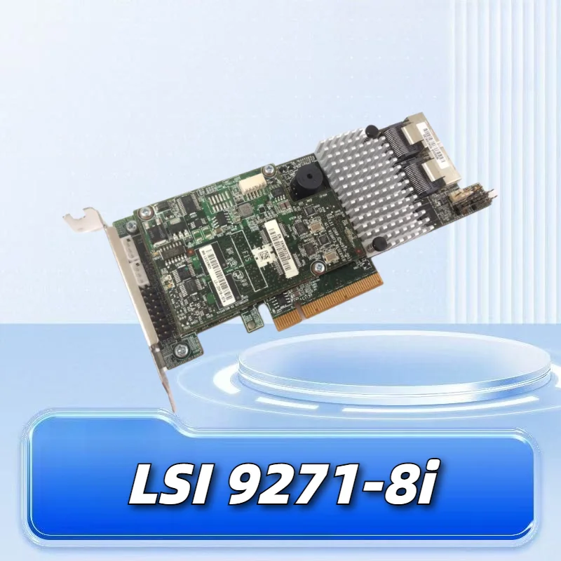 LSI Megaraid SAS 9271-8i 1GB RAID 5 Controller PCIe x8 6Gbps SATA SAS 3.0 LSICVM-
LSI Megaraid SAS 9271-8i 1GB RAID 5 Controller PCIe x8 6Gbps SATA SAS 3.0 LSICVM-