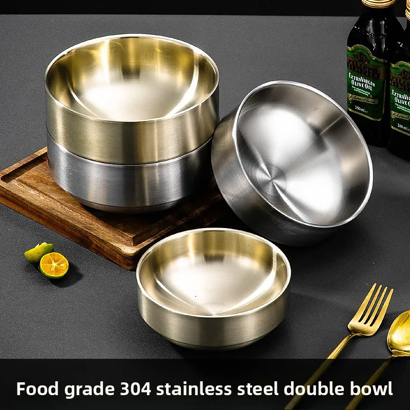 Thiened Double Layer Stainl Steel Bowl 304 Food ade Soup Bowl Dert Bowl Heat Insulation Face Bowl Commercial Household
Thiened Double Layer Stainl Steel Bowl 304 Food ade Soup Bowl Dert Bowl Heat Insulation Face Bowl Commercial Household