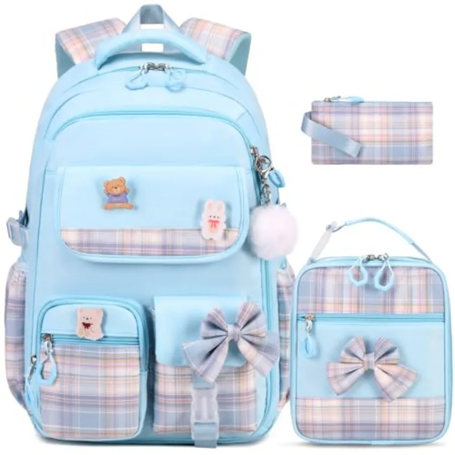 Girls Backpack - 3PCS Backpack for Girls Cute School Backpacks for Girls Kindergarten Elementary Preschool Middle School Bags w
Girls Backpack - 3PCS Backpack for Girls Cute School Backpacks for Girls Kindergarten Elementary Preschool Middle School Bags w