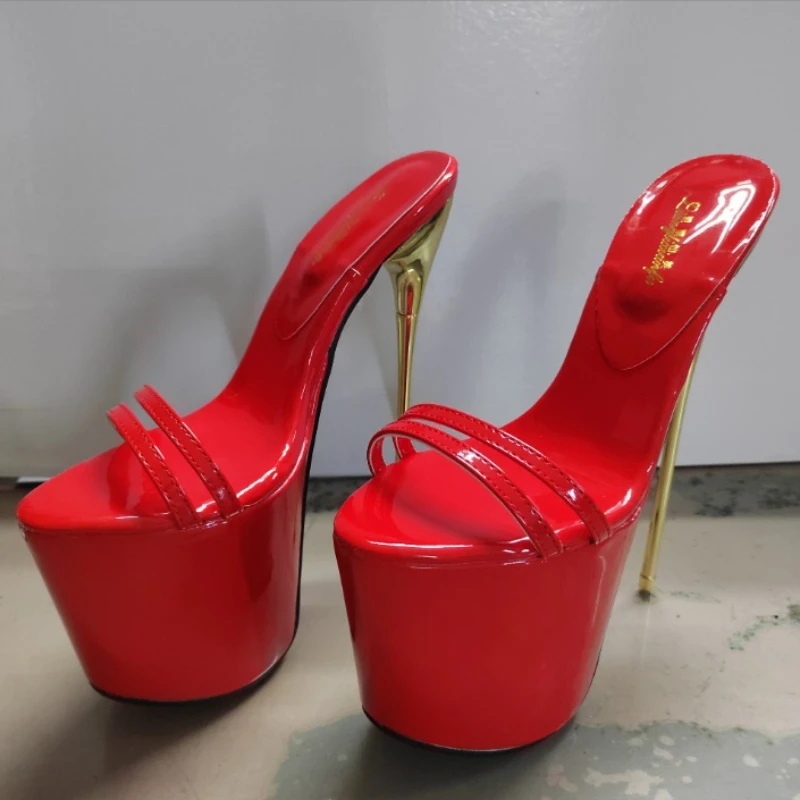 Тапочки SDTRFT, сандалии на платформе на тонком высоком каблуке 22 см, пикантная обувь, женские туфли-лодочки, летние свадебные туфли с открытым носком, показы на шпильке
Тапочки SDTRFT, сандалии на платформе на тонком высоком каблуке 22 см, пикантная обувь, женские туфли-лодочки, летние свадебные туфли с открытым носком, показы на шпильке