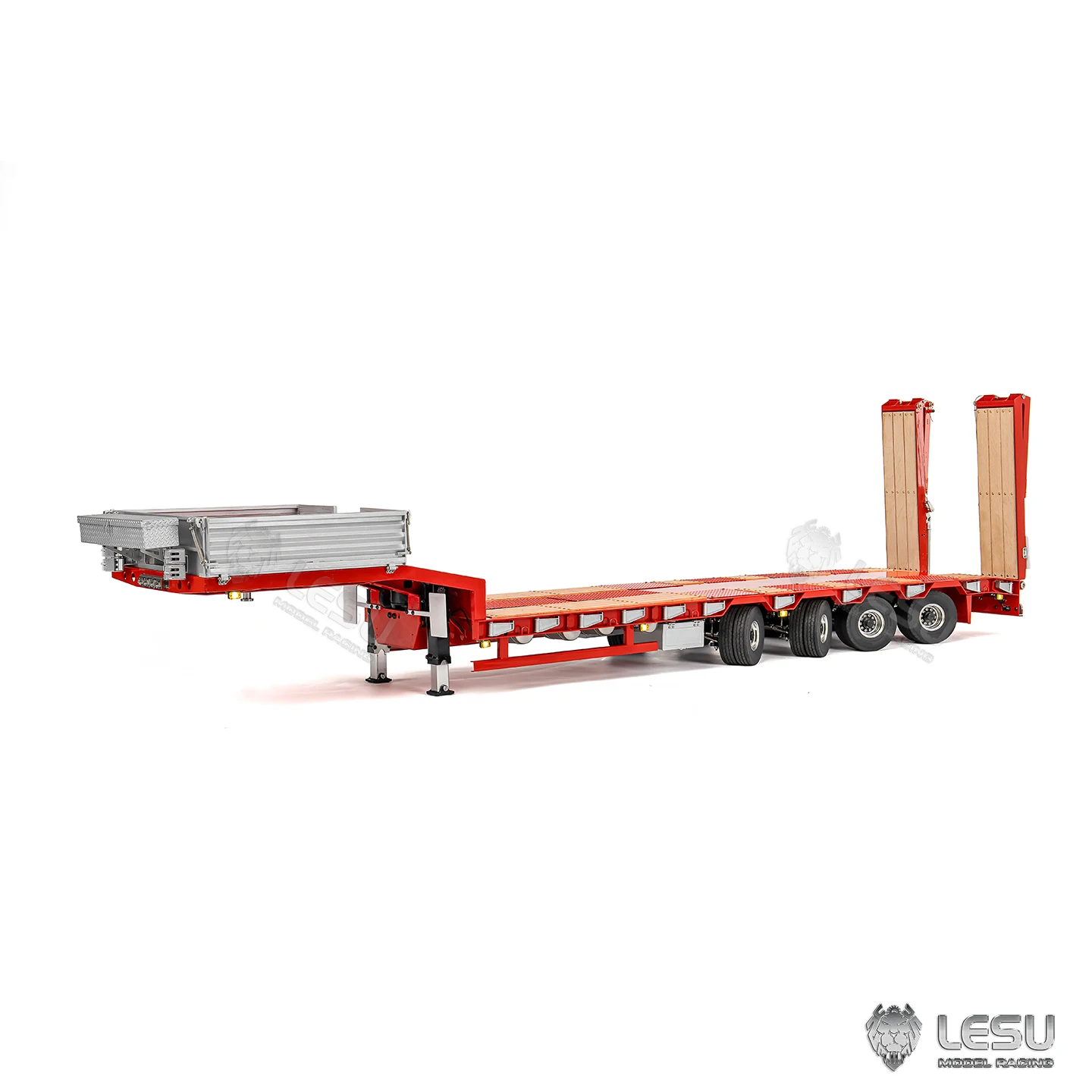 LESU 1/14 Hydraulic Engineering Flatbed Semi-Trailer with Four-Axle Follow-up Steering Axle LS-A0054
LESU 1/14 Hydraulic Engineering Flatbed Semi-Trailer with Four-Axle Follow-up Steering Axle LS-A0054
