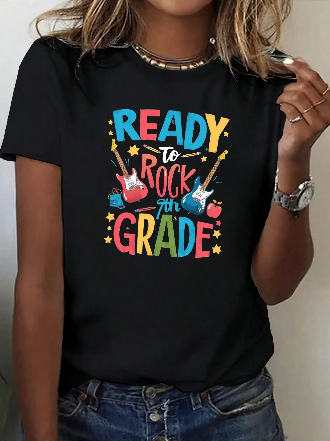 Guitars Th Grade WomenS TShirt With Comfortable Fit Print WomenS TShirt Casual Short Sleeve TShirt For Summer Autumn WomenS Fun
Guitars Th Grade WomenS TShirt With Comfortable Fit Print WomenS TShirt Casual Short Sleeve TShirt For Summer Autumn WomenS Fun