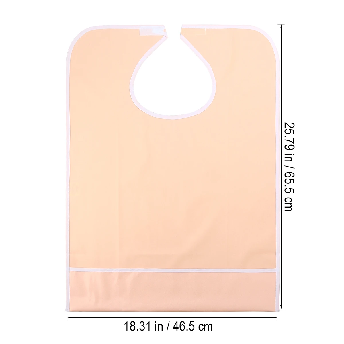 Waterproof Bib Adult Mealtime Protector Large Size Pocket Adjustable Snap Fastener Clothes Care Eating Accessories
Waterproof Bib Adult Mealtime Protector Large Size Pocket Adjustable Snap Fastener Clothes Care Eating Accessories