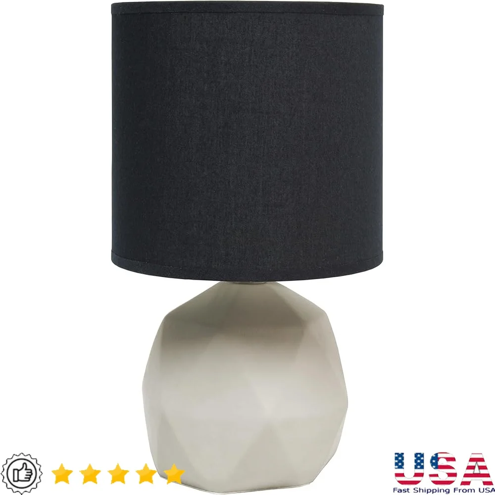 Modern Minimalist Geometric Concrete Cube Table Lamp Living Room Bedroom Office with Black Shade Easy On Off Switch
Modern Minimalist Geometric Concrete Cube Table Lamp Living Room Bedroom Office with Black Shade Easy On Off Switch