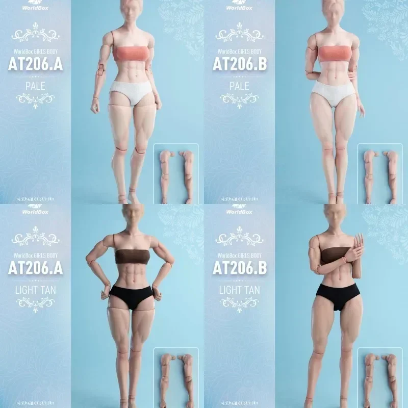 In Stock Worldbox AT206 1/6 Scale Female Soldier Muscle Joint Body Pale Light Tan Body Model 12 Inch Action Figure Doll Toys
In Stock Worldbox AT206 1/6 Scale Female Soldier Muscle Joint Body Pale Light Tan Body Model 12 Inch Action Figure Doll Toys