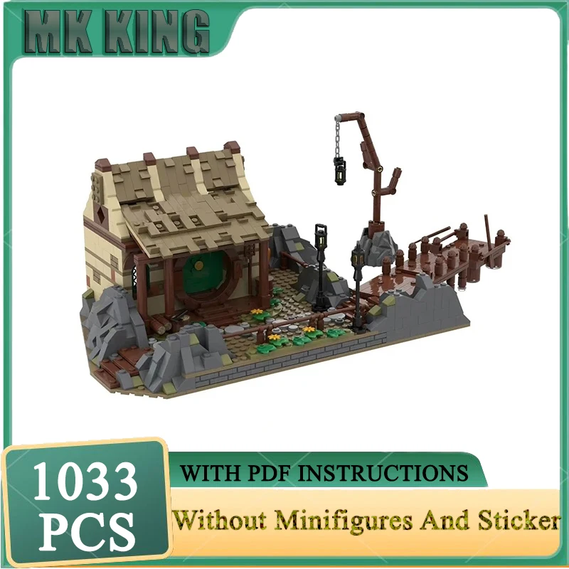 Magical Rings Moc Building Blocks Movie Scene Bucklebury Ferry Model Technology Brick DIY Assembly Street View Toy Gift
Magical Rings Moc Building Blocks Movie Scene Bucklebury Ferry Model Technology Brick DIY Assembly Street View Toy Gift