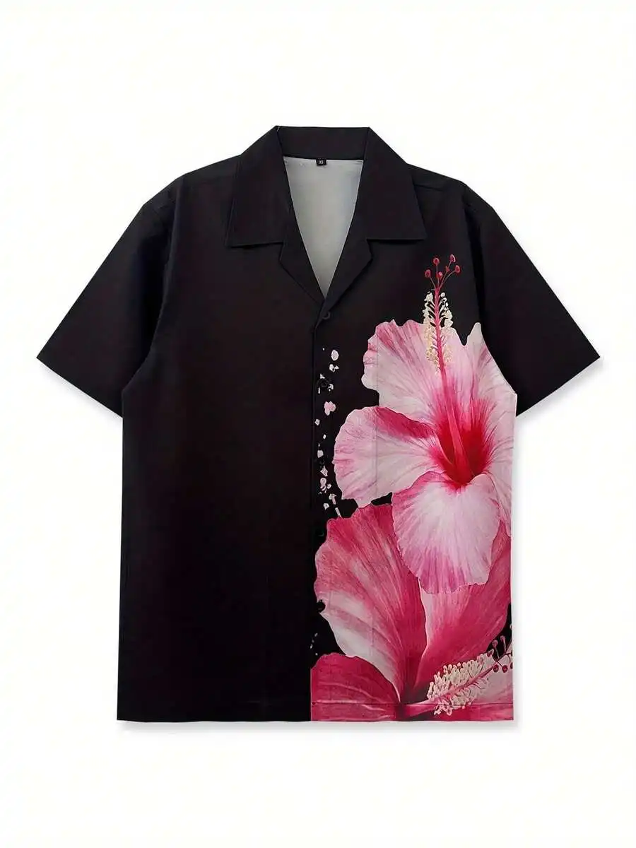 3D Printed Hibiscus Floral Pattern Mens Casual Short Sleeve Shirt
3D Printed Hibiscus Floral Pattern Mens Casual Short Sleeve Shirt