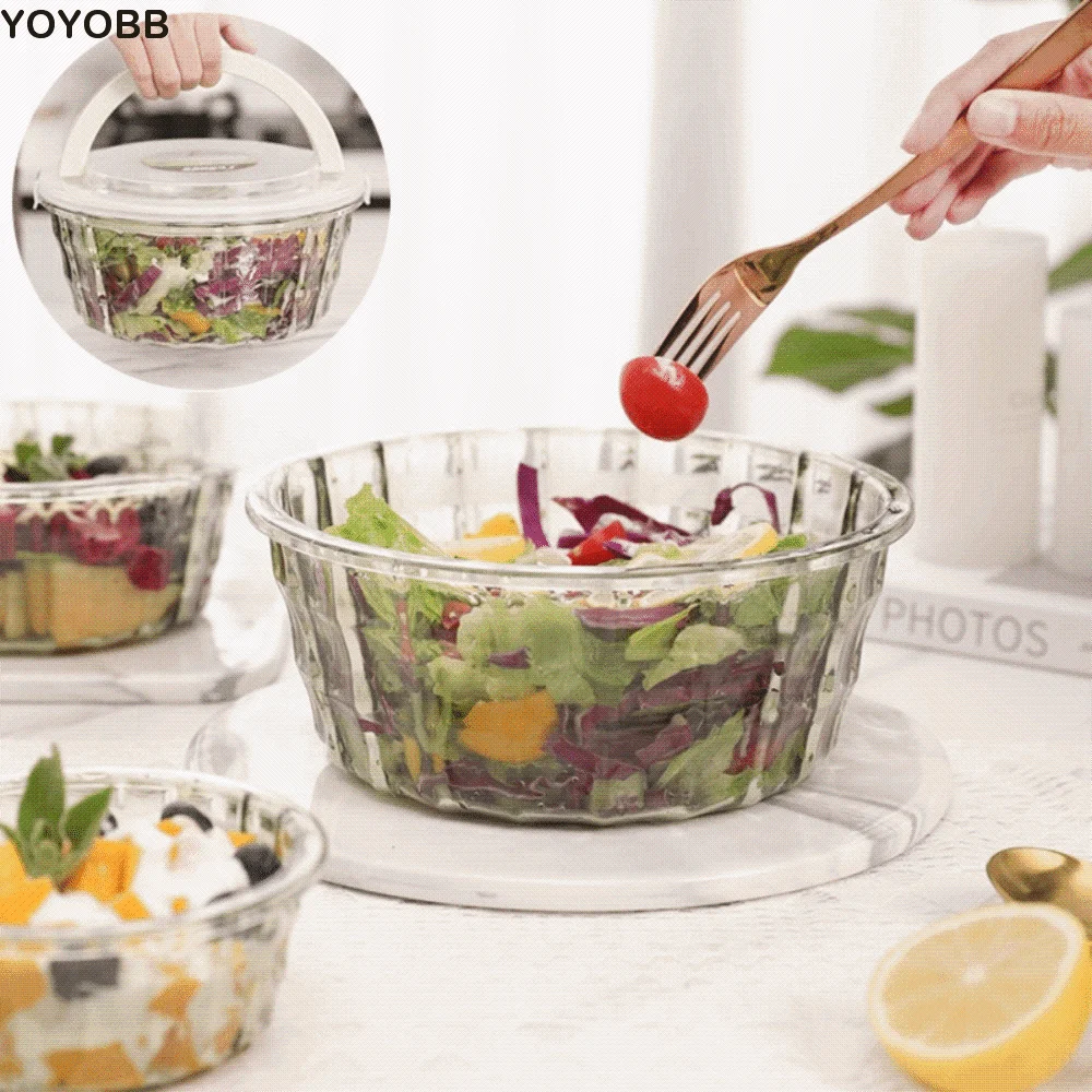 3PCS Stripe Pattern Food Preservation Box Set Round/Square Folding Handle Salad Bowl Transparent Food Grade Plastic
3PCS Stripe Pattern Food Preservation Box Set Round/Square Folding Handle Salad Bowl Transparent Food Grade Plastic