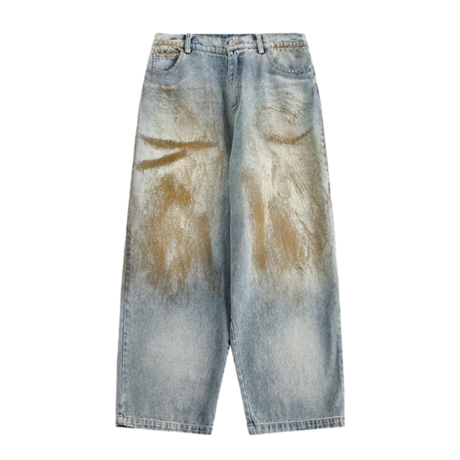 Vintage Baggy Jeans Men Y2k Ripped Hole Patch Jeans Pants Streetwear Harajuku Washed Color Graffiti Denim Trousers Mens Clothing
Vintage Baggy Jeans Men Y2k Ripped Hole Patch Jeans Pants Streetwear Harajuku Washed Color Graffiti Denim Trousers Mens Clothing
