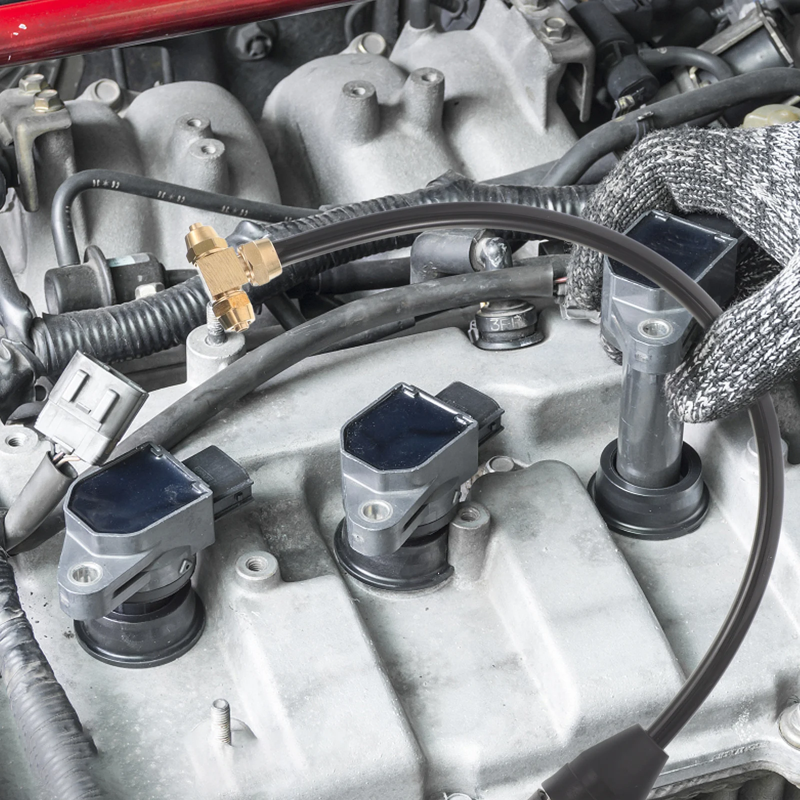Tee Joint Quick Connect Fittings Black Drain Oil Charging Hose Durable Truck Line Connector Quick-Connect Hose Kit For Semi
Tee Joint Quick Connect Fittings Black Drain Oil Charging Hose Durable Truck Line Connector Quick-Connect Hose Kit For Semi