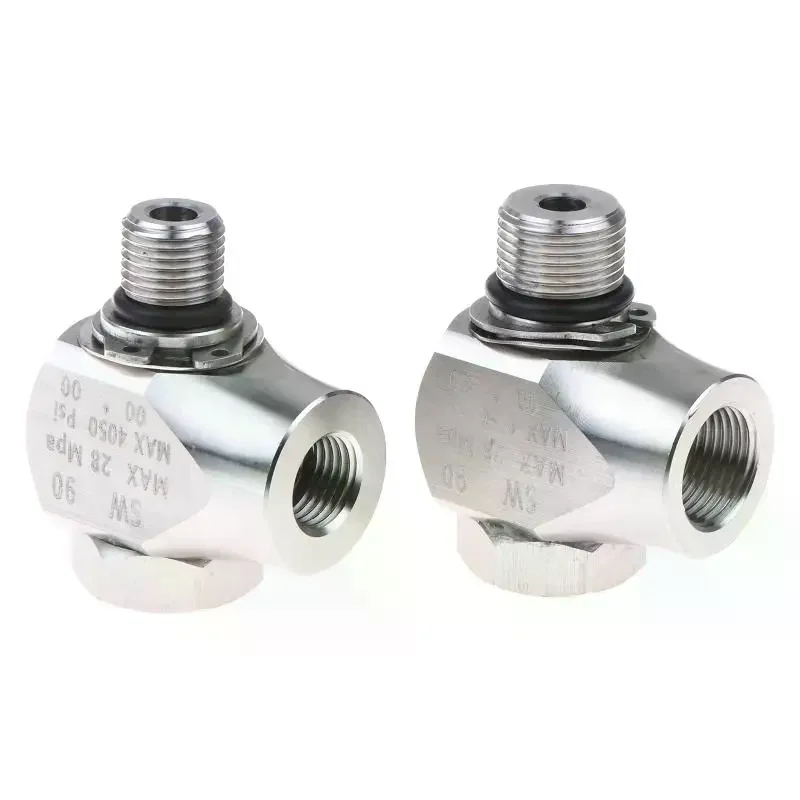 Stainless Steel 304 High Pressure Washer Car Wash Arm Connector With 360 Degree Swivel Joint For 1/4 Inch Or 3/8 Inch Fittings
Stainless Steel 304 High Pressure Washer Car Wash Arm Connector With 360 Degree Swivel Joint For 1/4 Inch Or 3/8 Inch Fittings