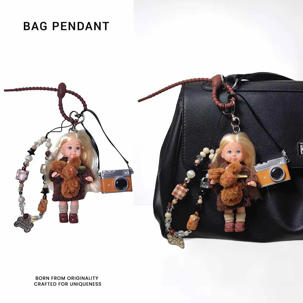 New Cute Miu Bag Pendant Mini Barbie Doll Keychain Camera Chain Pendant Fashion Bag Accessories Bag Parts Accessories
New Cute Miu Bag Pendant Mini Barbie Doll Keychain Camera Chain Pendant Fashion Bag Accessories Bag Parts Accessories