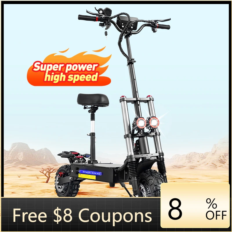 STLF Advanced Hot Sale 5600W 60V Acceleration Motor Foldable Powerful Electric SN3 Scooter with 11-inch Tubeless Tire
STLF Advanced Hot Sale 5600W 60V Acceleration Motor Foldable Powerful Electric SN3 Scooter with 11-inch Tubeless Tire