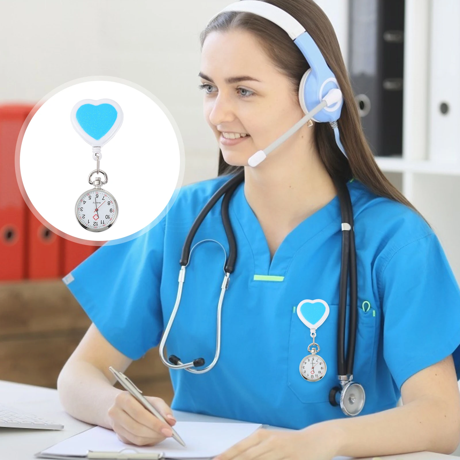 Quartz Pocket Watch Peach Heart Retractable Nursing Doctor Locket Digital Hanging Chest Watch for Nurses Students Durable
Quartz Pocket Watch Peach Heart Retractable Nursing Doctor Locket Digital Hanging Chest Watch for Nurses Students Durable
