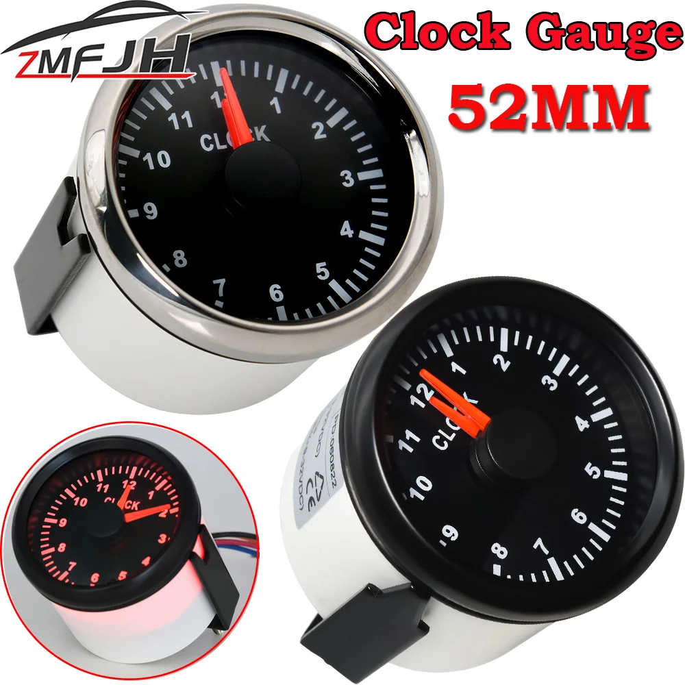 Waterproof 52mm Digital Clock Gauge 0-12 Hours For Car Boat Yacht Show Pointer Clock Meter with Red Backlight 9-32V Hour Meter
Waterproof 52mm Digital Clock Gauge 0-12 Hours For Car Boat Yacht Show Pointer Clock Meter with Red Backlight 9-32V Hour Meter