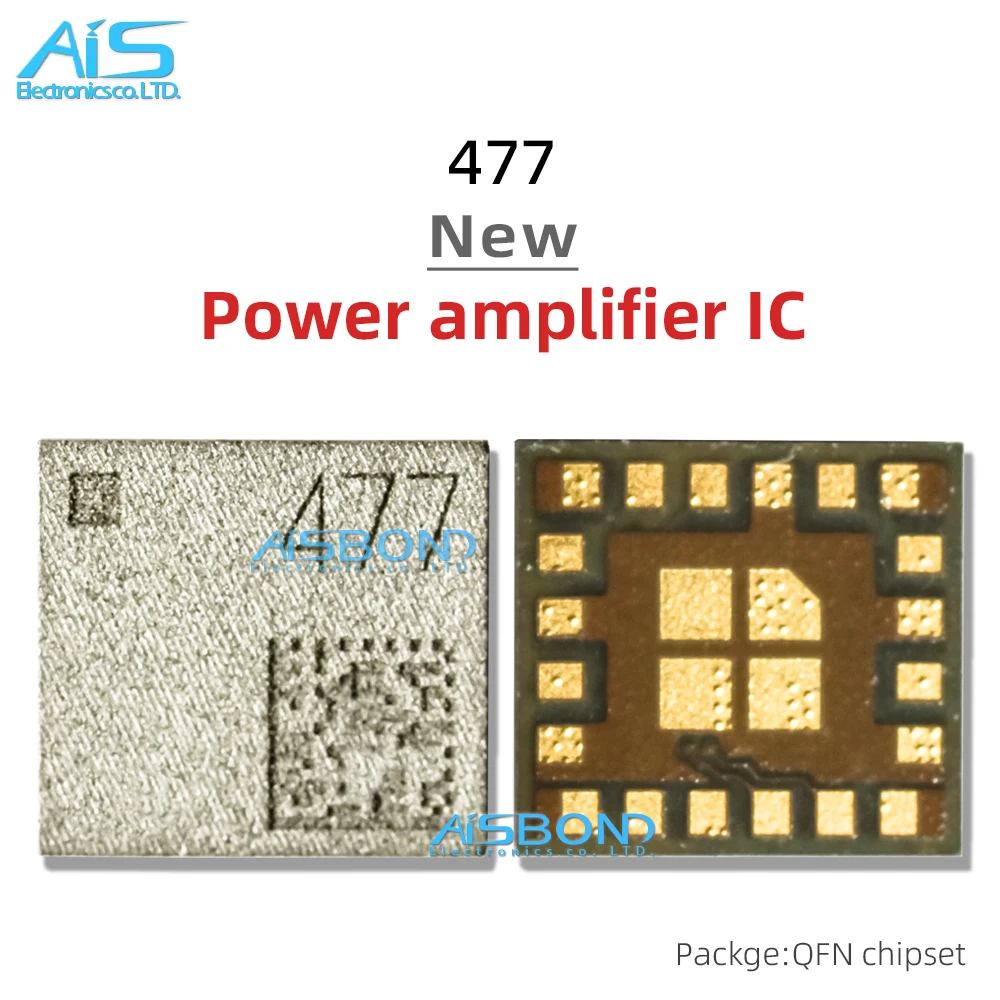 2Pcs/Lot New 477 Power Amplifier IC For Smart Mobile Phone Signal Module Chip PA IC
2Pcs/Lot New 477 Power Amplifier IC For Smart Mobile Phone Signal Module Chip PA IC