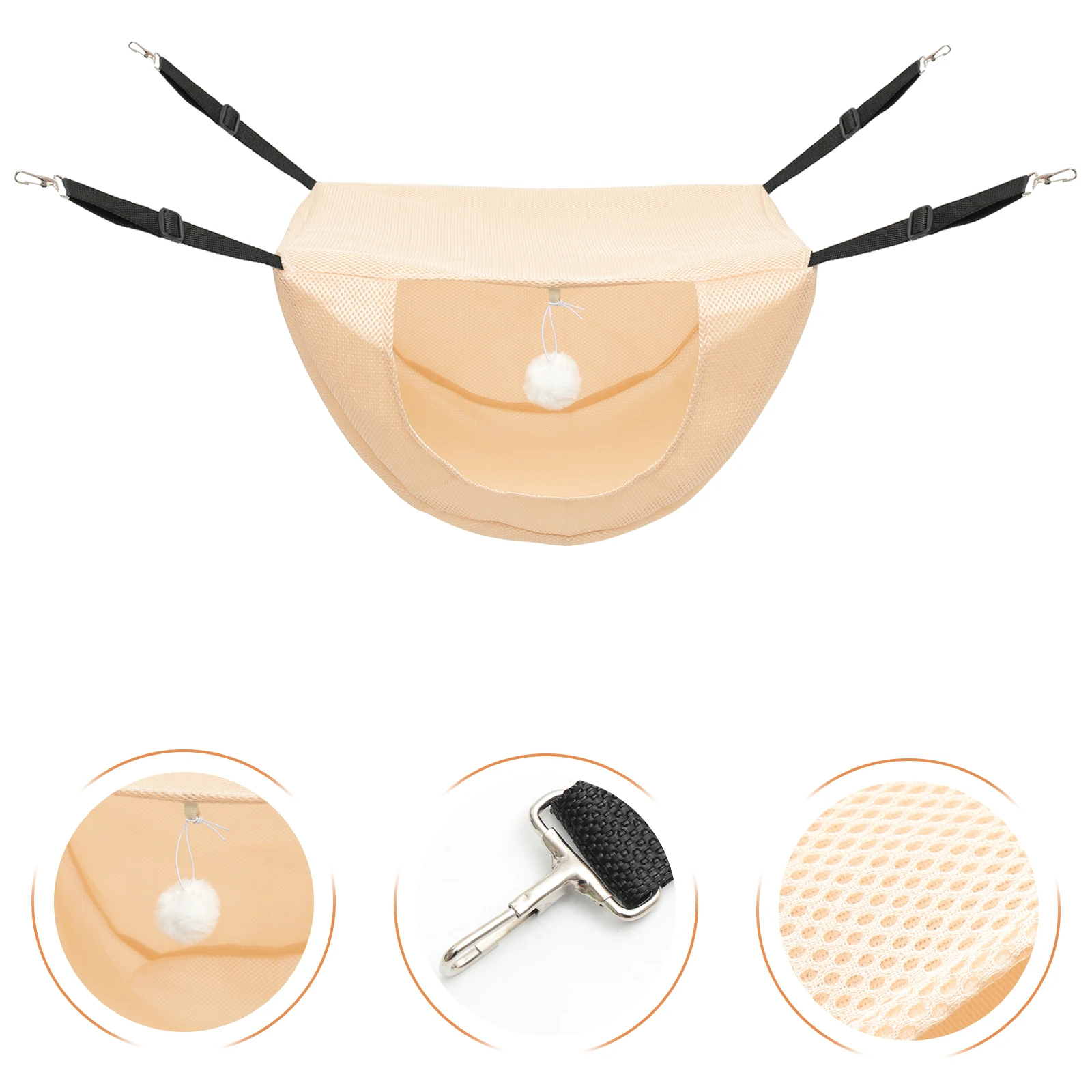 Comfortable Cat Hammock Kitten Hanging Bed Beige Breathable Mesh Summer Pet Bed Thick S wich Long Life Wear Resistant Scratch
Comfortable Cat Hammock Kitten Hanging Bed Beige Breathable Mesh Summer Pet Bed Thick S wich Long Life Wear Resistant Scratch