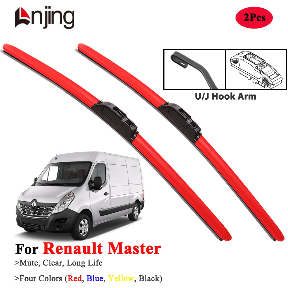 LNJING Colorful Wiper Blades For Renault Master 1980-Now
LNJING Colorful Wiper Blades For Renault Master 1980-Now