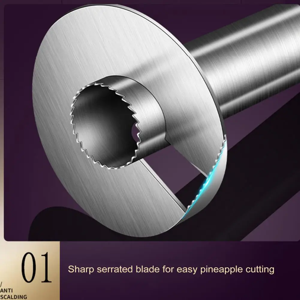 Stainless Steel Pineapple Cutter Stainless Steel Pineapple Core Cutter Peeler Set for Easy Home Kitchen Fruit Preparation
Stainless Steel Pineapple Cutter Stainless Steel Pineapple Core Cutter Peeler Set for Easy Home Kitchen Fruit Preparation