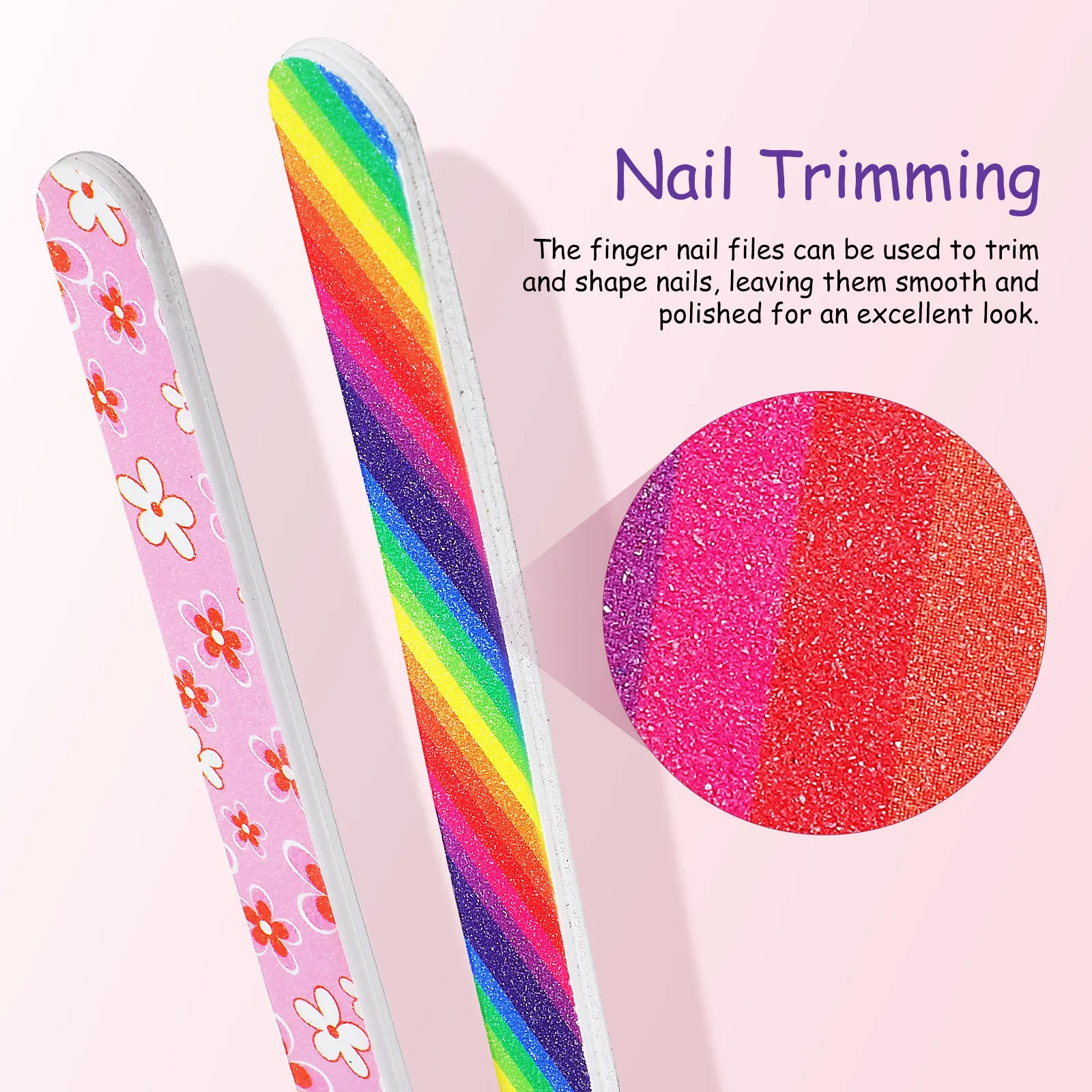 20 Pcs Nail Files Double Sided Colored Emery Boards Travel Size Coarse Grit Nail Trimming Tools For Natural Nails Salon Use
20 Pcs Nail Files Double Sided Colored Emery Boards Travel Size Coarse Grit Nail Trimming Tools For Natural Nails Salon Use