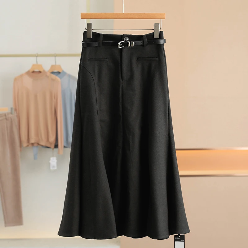 Элегантная женская юбка миди А-силуэта с высокой талией из вискозы, с широким подолом, для зимы, новая коллекция, повседневная городская мода
Элегантная женская юбка миди А-силуэта с высокой талией из вискозы, с широким подолом, для зимы, новая коллекция, повседневная городская мода