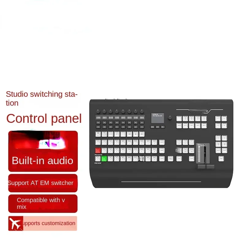 Applicable to Director Keyboard TY-K1700HD Support Control BMD Atem 1 M/E Series and VMIX
Applicable to Director Keyboard TY-K1700HD Support Control BMD Atem 1 M/E Series and VMIX