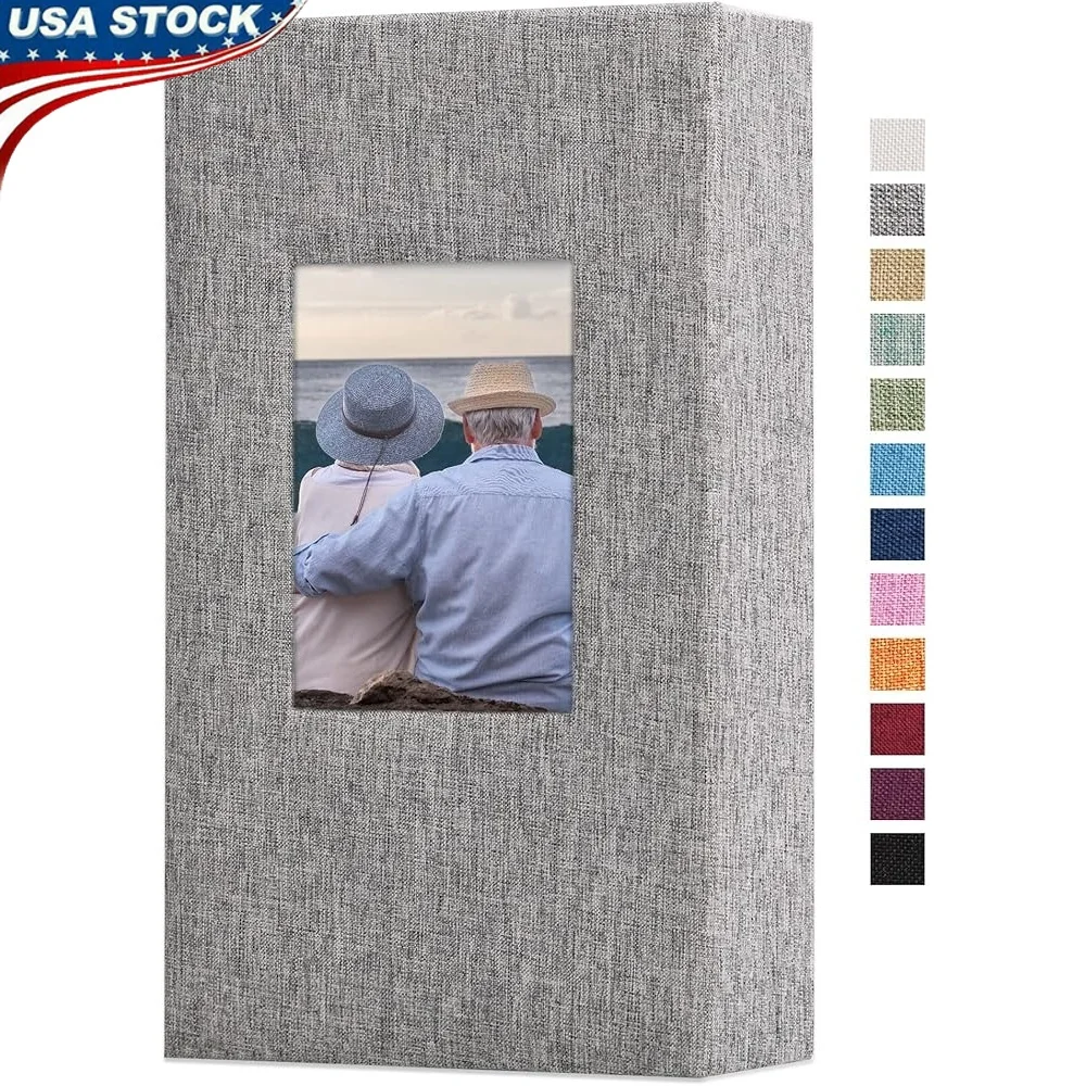 Grey Linen Photo Album 300 Pockets Slip-in Picture Book Family Wedding Keepsake Ideal Baby Memories
Grey Linen Photo Album 300 Pockets Slip-in Picture Book Family Wedding Keepsake Ideal Baby Memories