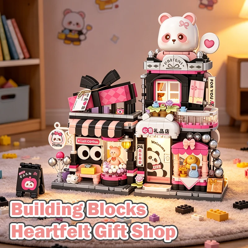 Heartfelt Gift Shop Panda Mini Building Blocks Street View DIY Assembly MOC Home Decor Model Brick Educational Toys for Adult
Heartfelt Gift Shop Panda Mini Building Blocks Street View DIY Assembly MOC Home Decor Model Brick Educational Toys for Adult