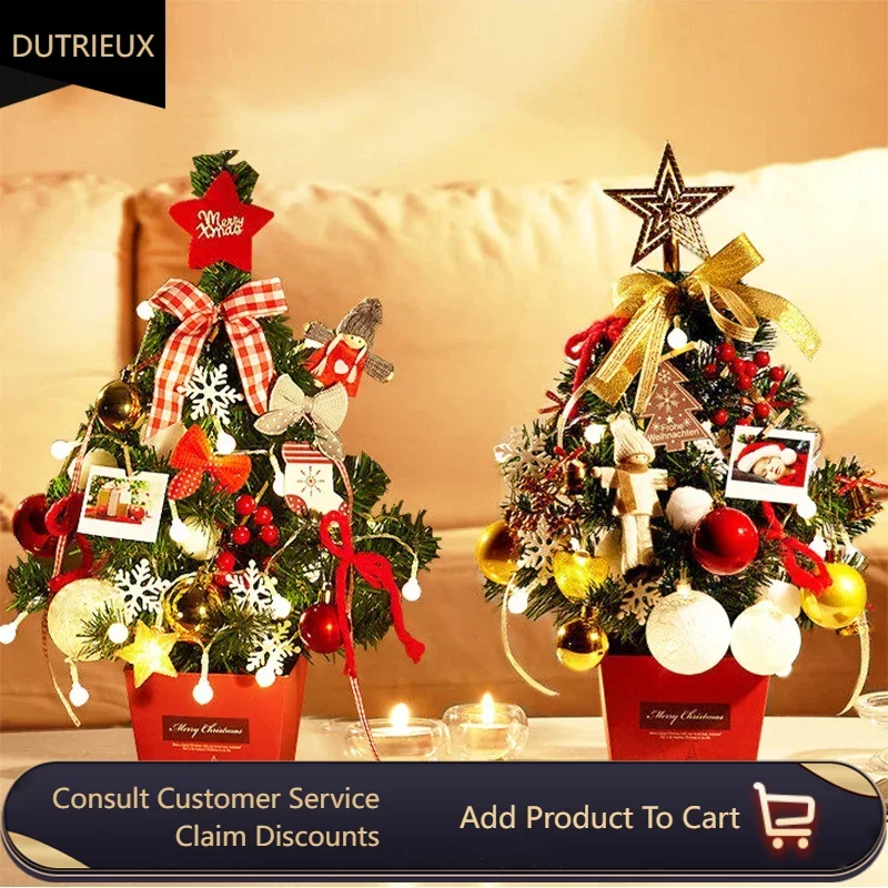 Creative Christmas Decoration Mini Christmas Tree Desktop Ornament LightsCashier Counter Decor Natale Decorazioni Decorations
Creative Christmas Decoration Mini Christmas Tree Desktop Ornament LightsCashier Counter Decor Natale Decorazioni Decorations