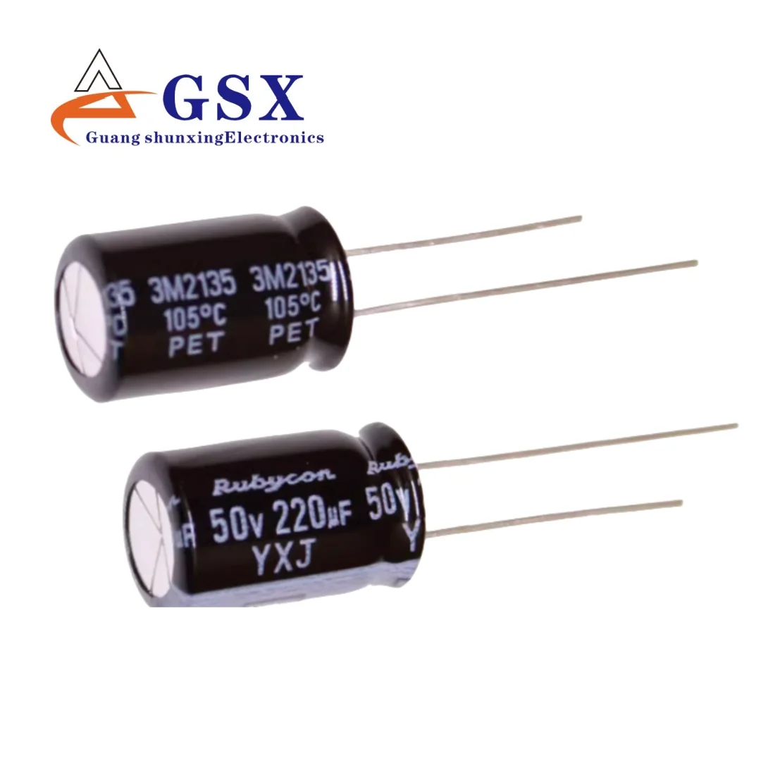 10PCS 220UF 50V imported aluminum electrolytic capacitor 50v220uf 10 * 16 ruby YXJ high-frequency long-life
10PCS 220UF 50V imported aluminum electrolytic capacitor 50v220uf 10 * 16 ruby YXJ high-frequency long-life