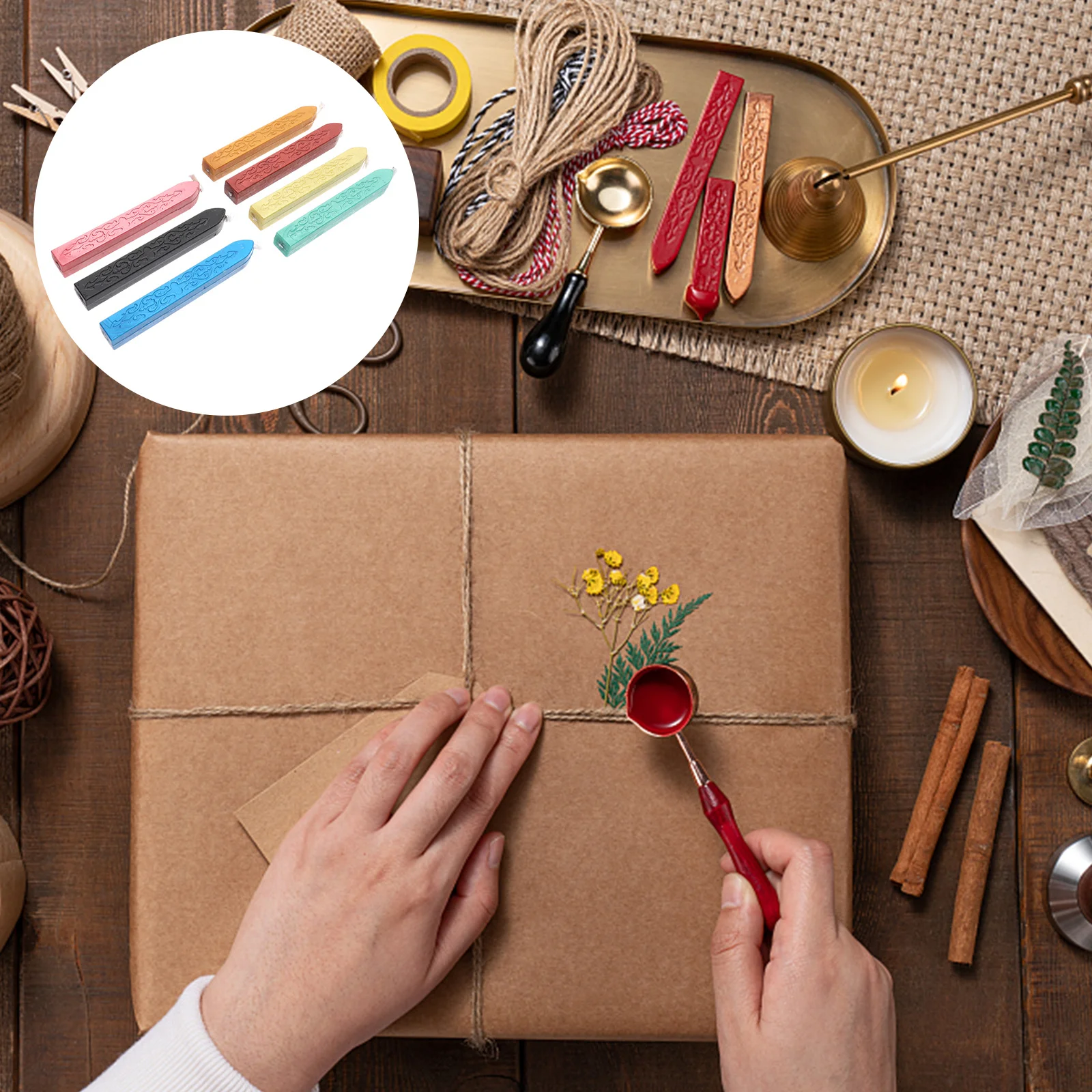 7Pcs Style Sealing Wax Sticks Retro Wax Seal for Craft Projects Invitations Parcel Decoration
7Pcs Style Sealing Wax Sticks Retro Wax Seal for Craft Projects Invitations Parcel Decoration