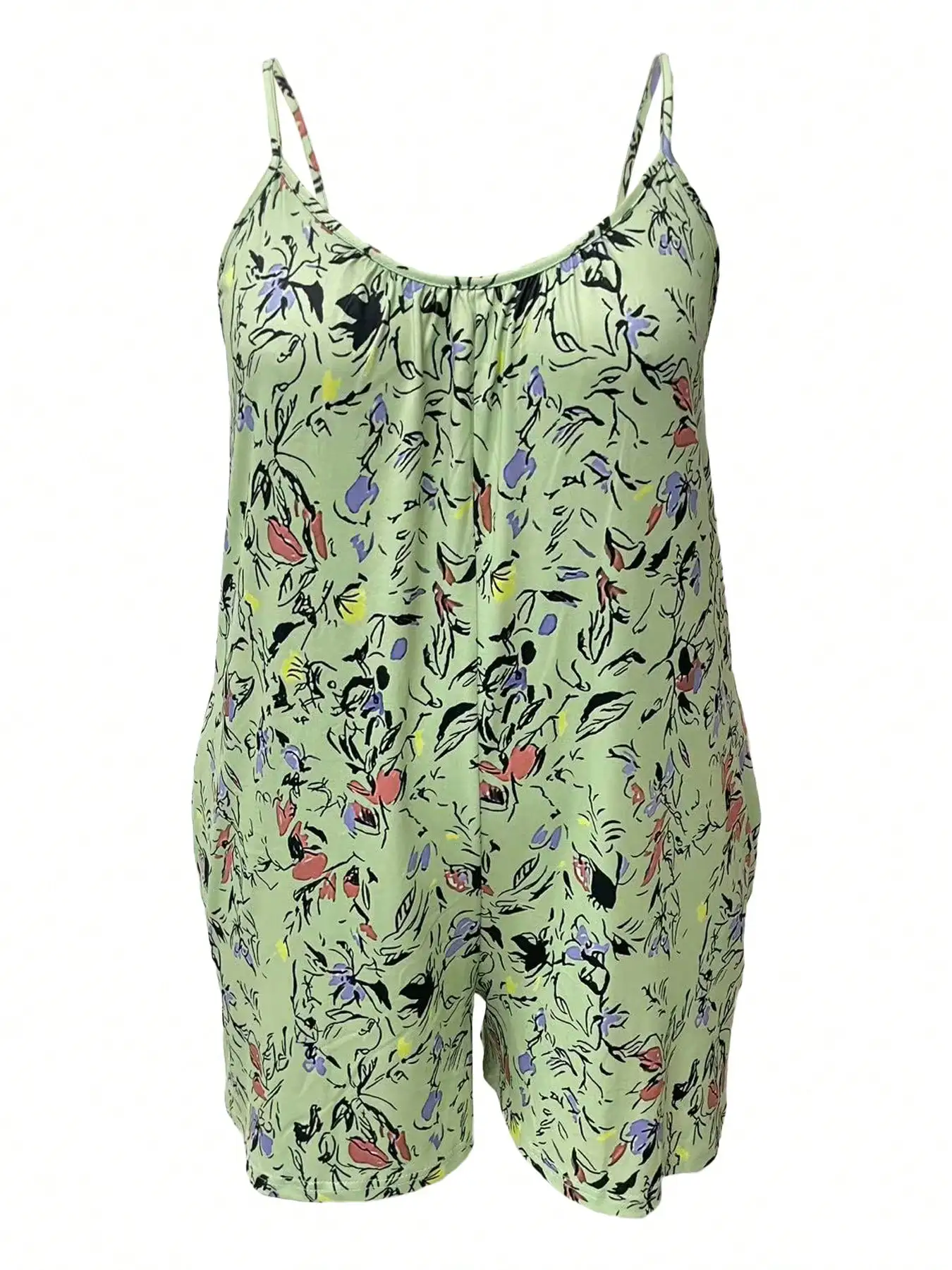 Plus Size Casual Floral Print Jumpsuit For Summer Vacation
Plus Size Casual Floral Print Jumpsuit For Summer Vacation