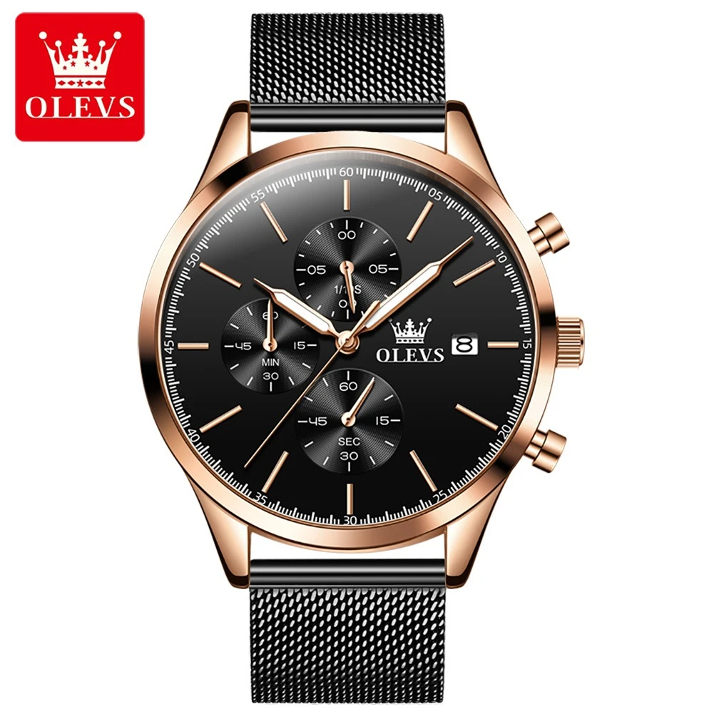 OLEVS 2881 Fashion Quartz Watch Gift Round-dial Stainless Steel Watchband Wristwatch Calendar Luminous
OLEVS 2881 Fashion Quartz Watch Gift Round-dial Stainless Steel Watchband Wristwatch Calendar Luminous