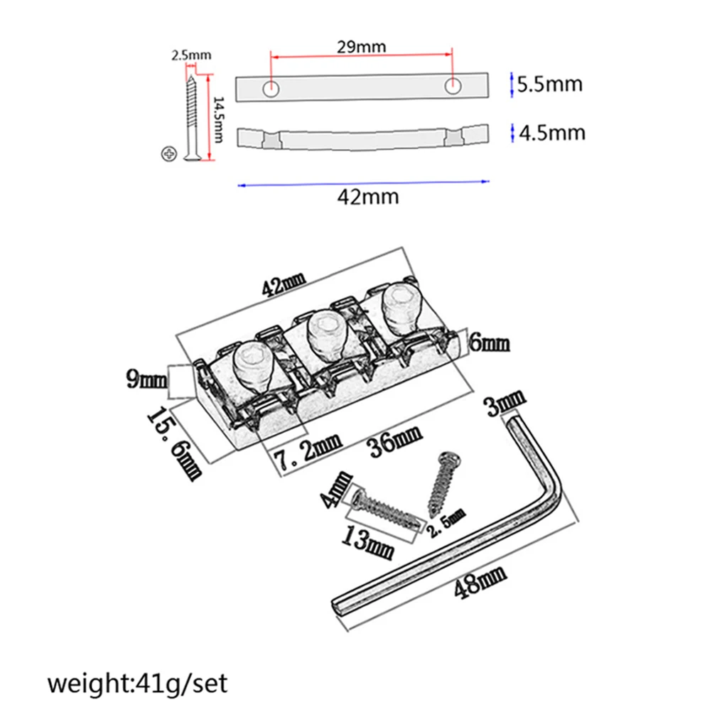 String Retainers set Guitar Locking Nut Guitar String Lock String Locking Nut String Tension Bar
String Retainers set Guitar Locking Nut Guitar String Lock String Locking Nut String Tension Bar