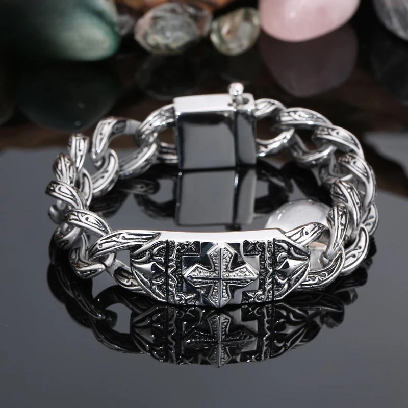 Viral Hypoallergenic Cross Chain, Medical-grade Steel for Motorcycle & Gym Style
Viral Hypoallergenic Cross Chain, Medical-grade Steel for Motorcycle & Gym Style