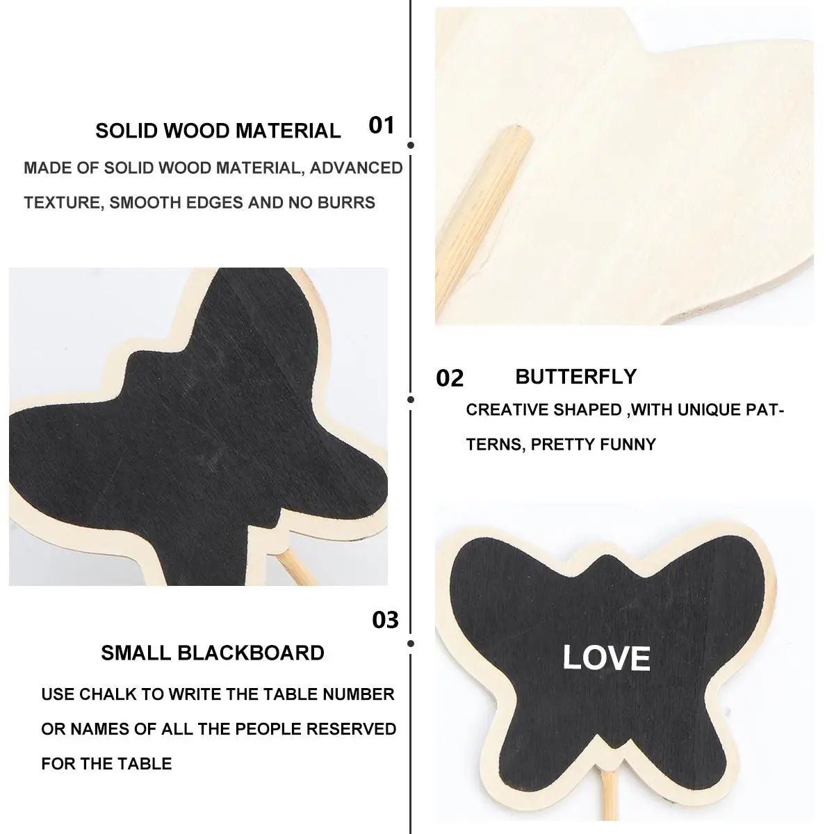20pcs Mini Chalkboard Toppers Premium Wood Potted Plant Tags Blackboard Signs Garden Decor Wedding Kids Crafts Christmas
20pcs Mini Chalkboard Toppers Premium Wood Potted Plant Tags Blackboard Signs Garden Decor Wedding Kids Crafts Christmas
