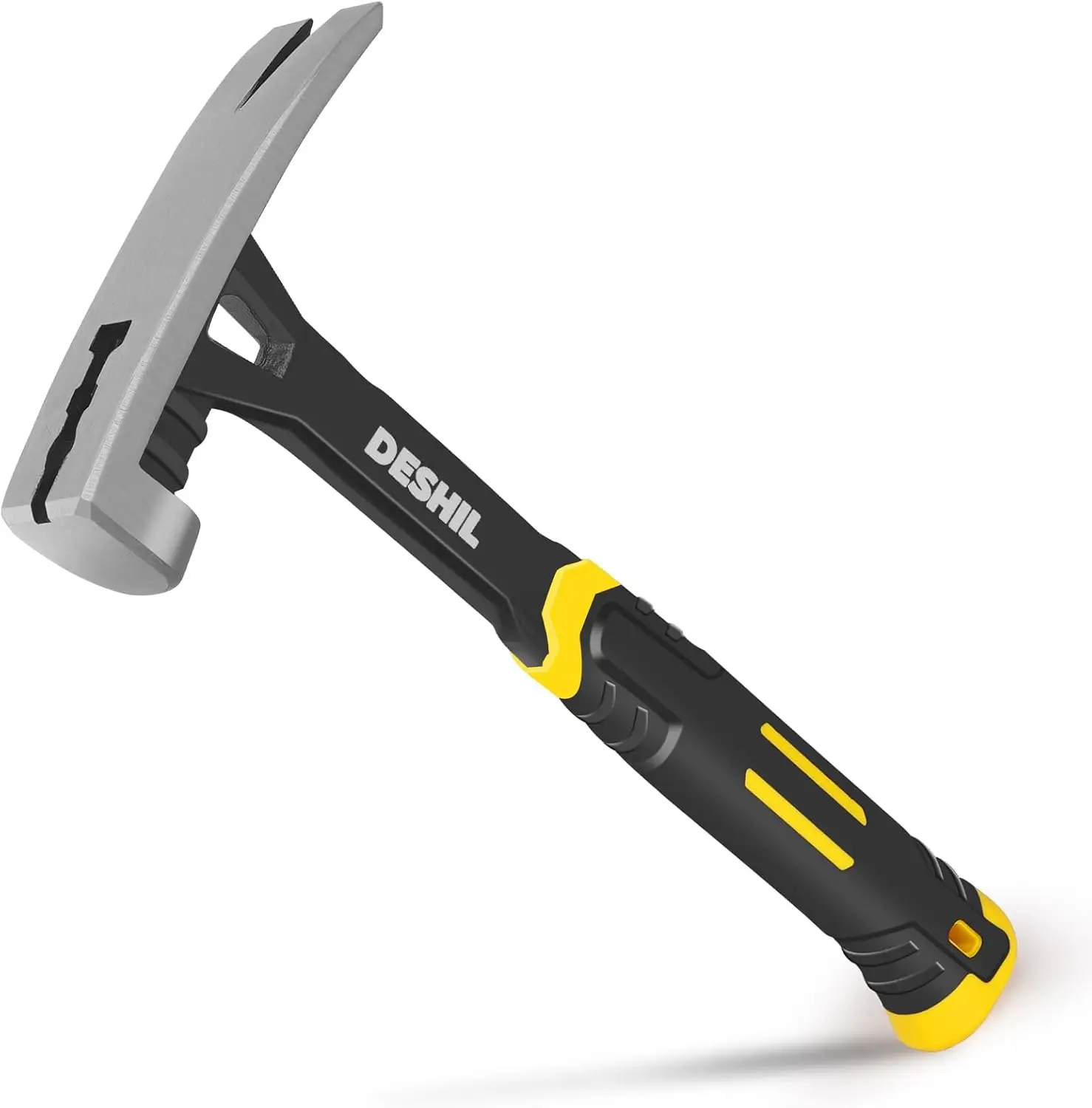 22 oz Straight Rip Claw Hammer with Fiberglass Handle, Drop Forged One Piece, All Purpose Smooth Face and Shock-Absorbing Grip
22 oz Straight Rip Claw Hammer with Fiberglass Handle, Drop Forged One Piece, All Purpose Smooth Face and Shock-Absorbing Grip
